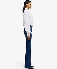 7 For All Mankind Women's The Leggy Mid-Rise Bootcut Jeans