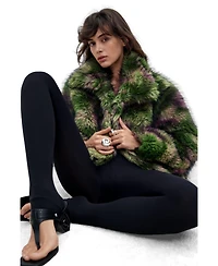 Desigual Women's Synthetic Fur Coat Lacroix