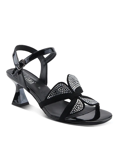 Azura Decorous Women's Ankle Strap with Suede Upper