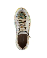L'Artiste Women's Bloomington Sneaker with Leather Upper