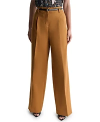 Bcbg Women's High-Rise Wide-Leg Pants