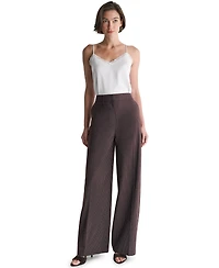 Bcbg Women's High-Rise Wide-Leg Full-Length Pants