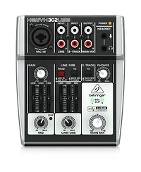 Behringer Xenyx 302USB Premium 5-Input Mixer with Mic Preamp and USB/Audio Interface