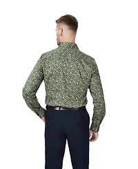 Bar Iii Men's Slim-Fit Floral Dress Shirt