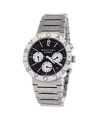 Pre-Owned Bvlgari Chronograph Automatic Watch in Stainless Steel 38mm