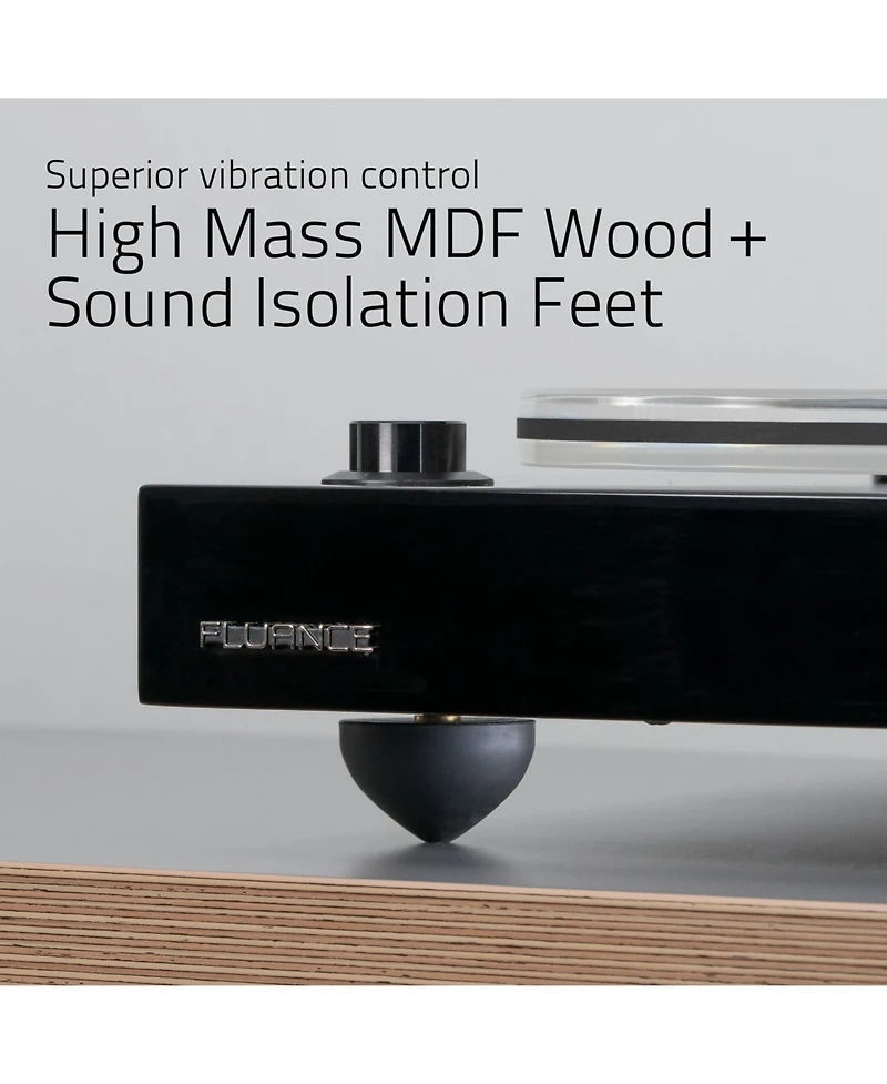 Fluance RT85 Reference-Grade Vinyl Turntable with Ri71 Powered Bookshelf Speakers and Preamp