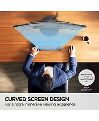 ViewSonic VA2416C 23.6" Curved Mva Full Hd Computer Monitor, 100Hz