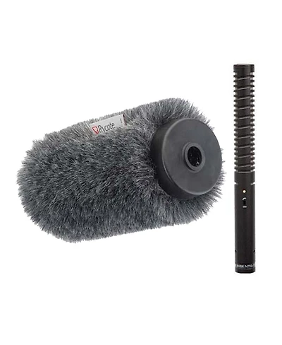 Rode Ntg-1 Supercardioid Directional Condenser Shotgun Microphone with Rycote Long Hair Wind Diffusion