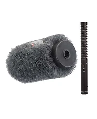 Rode Ntg-1 Supercardioid Directional Condenser Shotgun Microphone with Rycote Long Hair Wind Diffusion