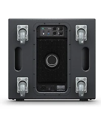 Turbosound Milan M15B 2200W Powered 15" Subwoofer, 134dB Sound Pressure Level, 40Hz-90Hz Boost Frequency