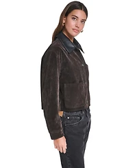 Levi's Women's Laydown Collar Cropped Chore Jacket