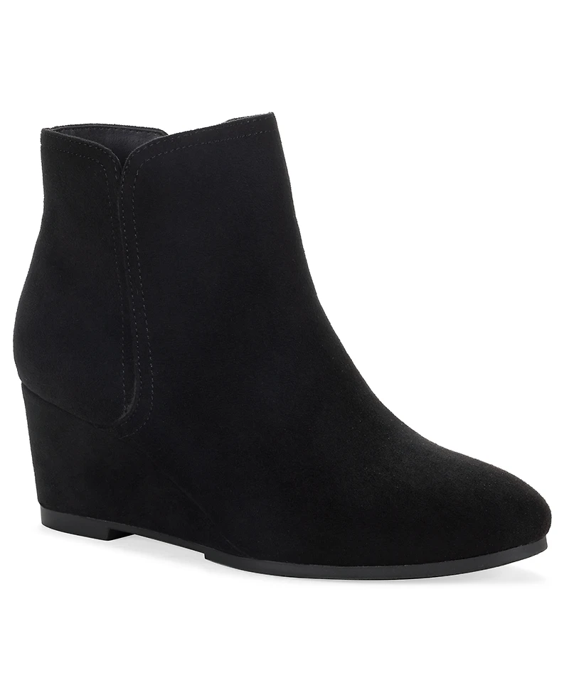 Style & Co Women's Portiaa Round Toe Wedge Dress Booties, Macy's Exclusive