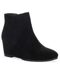 Style & Co Women's Portiaa Round Toe Wedge Dress Booties, Macy's Exclusive