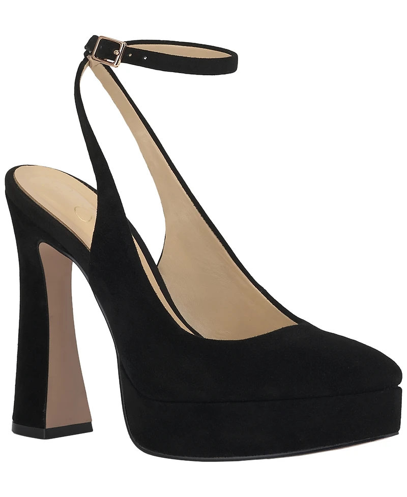 Jessica Simpson Women's Nelica Platform Ankle-Wrap Pumps
