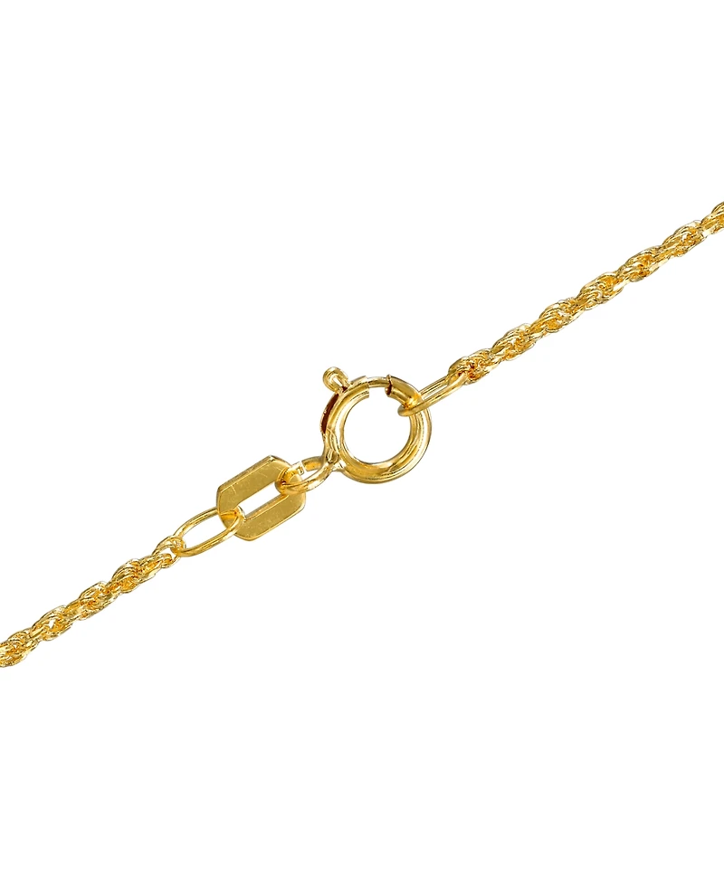 Macy's Solid Rope Chain 18" Necklace in 10k Yellow Gold