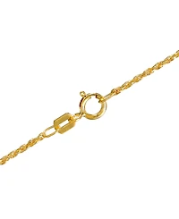 Macy's Solid Rope Chain 18" Necklace in 10k Yellow Gold