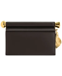Jw Pei Holly Metal Pendant Embellished Plain Weave Mini Clutch Handbag