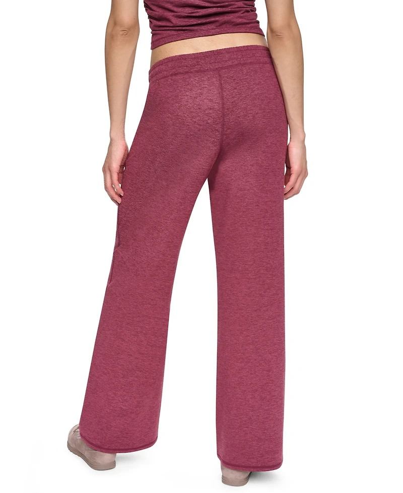 Dkny Women's Regular Fit Wide Leg Pants
