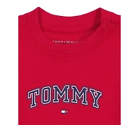Tommy Hilfiger Toddler Boys' 2T-5T Baseball Jacket, T-Shirt and Pants, 3-Piece Set
