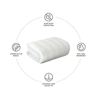 Cariloha Luxurious Quilted Mattress Protector California Waterproof 5 Sides of Protection