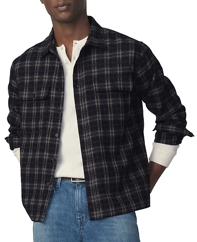 Joe's Jeans Men's Plaid Double Flap Pocket Shirt