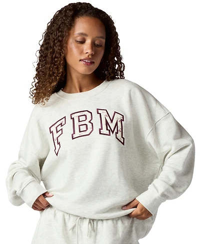 Florence By Mills Juniors' Crewneck Long-Sleeve Sweatshirt