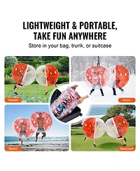 Vevor Inflatable Bumper Ball 1-Pack 5FT/1.5M Pvc Sumo Zorb Ball for Teen and Adult