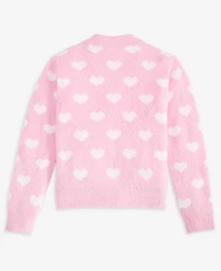 Epic Threads Girls' Xs-xl Mini Hearts V-Neck Cardigan, Macy's Exclusive