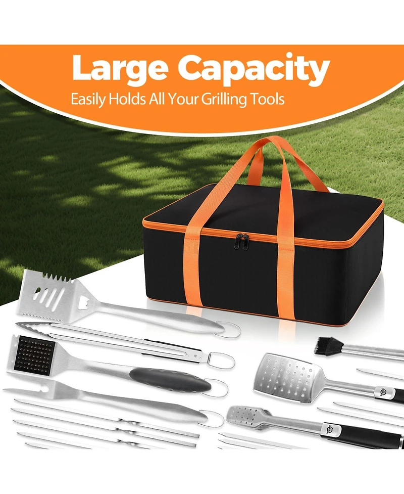 Xdovet Grill Tool Storage Bag Heavy-Duty 1680D Compatible