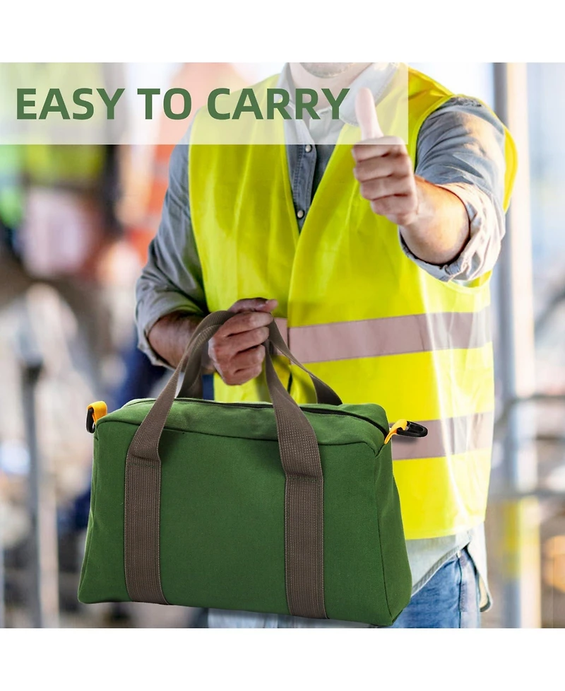 Xdovet Tool Bags Heavy Duty Canvas Utility Tote Organizer Pouch