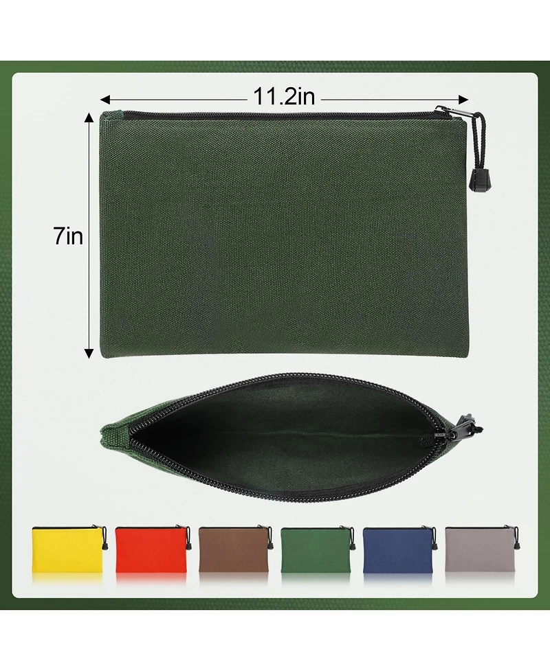 Xdovet Canvas Tool Bags Pouches Zipper Set