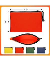 Xdovet Canvas Tool Pouches Heavy Duty Zipper Organizer Set