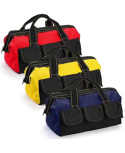 Xdovet Tool Bag Tote Waterproof Base Heavy Duty Organizer Pockets