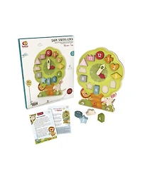 Bababoo and friends Wonder Tree Shape Sorting Clock