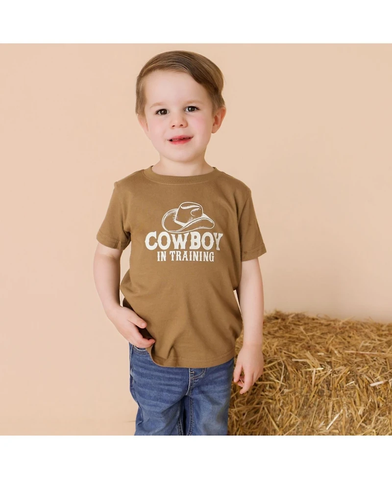 Sweet Wink Baby Boys 12M - 24M Cowboy Training Western Short Sleeve T-Shirt