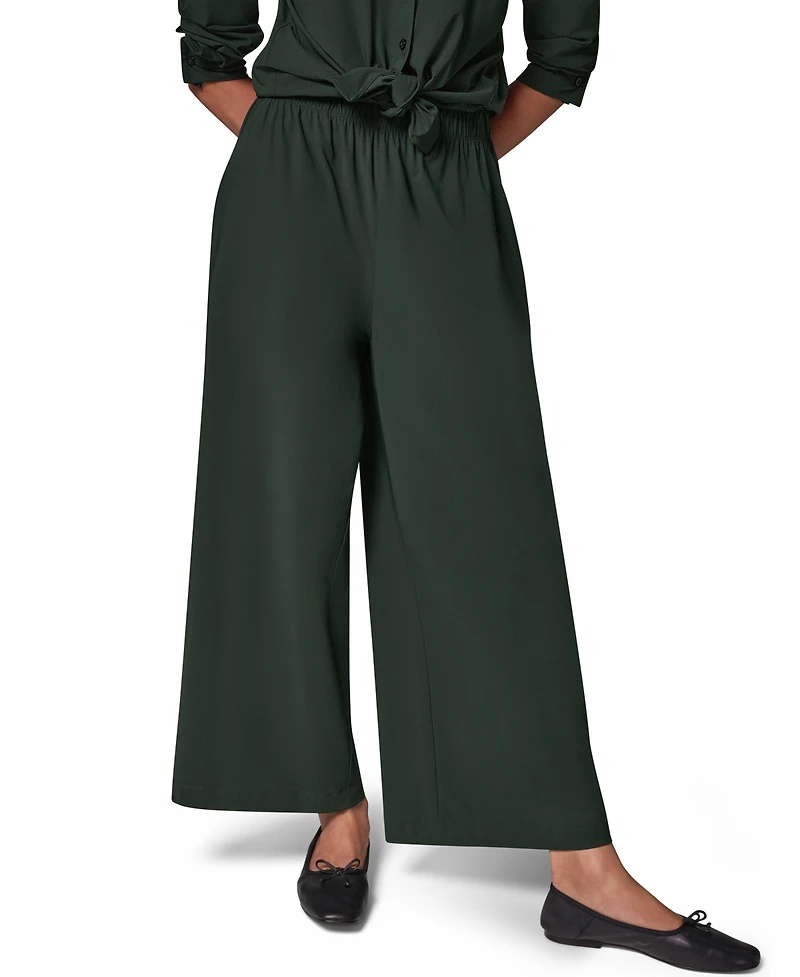 Donna Karan Weekend Women's Mid-Rise Wide-Leg Pull-On Pants