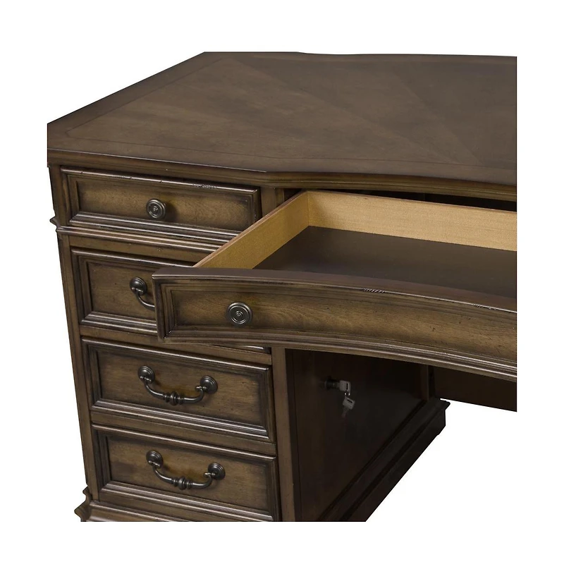 Liberty Furniture Industries, Inc Amelia Jr Executive Desk in Antique