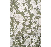 Pinkblush Maternity Floral Smocked Ruffle Dress