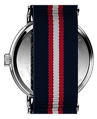 Timex Men's Quartz Analog Blue Nylon Watch 40mm