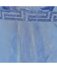 Pre-Owned Versace Women's Crystal-Embellished Greca Jersey Tank Top