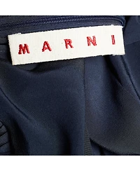 Pre-Owned Marni Marni Women's Pleated Long-Sleeve Silk Blouse
