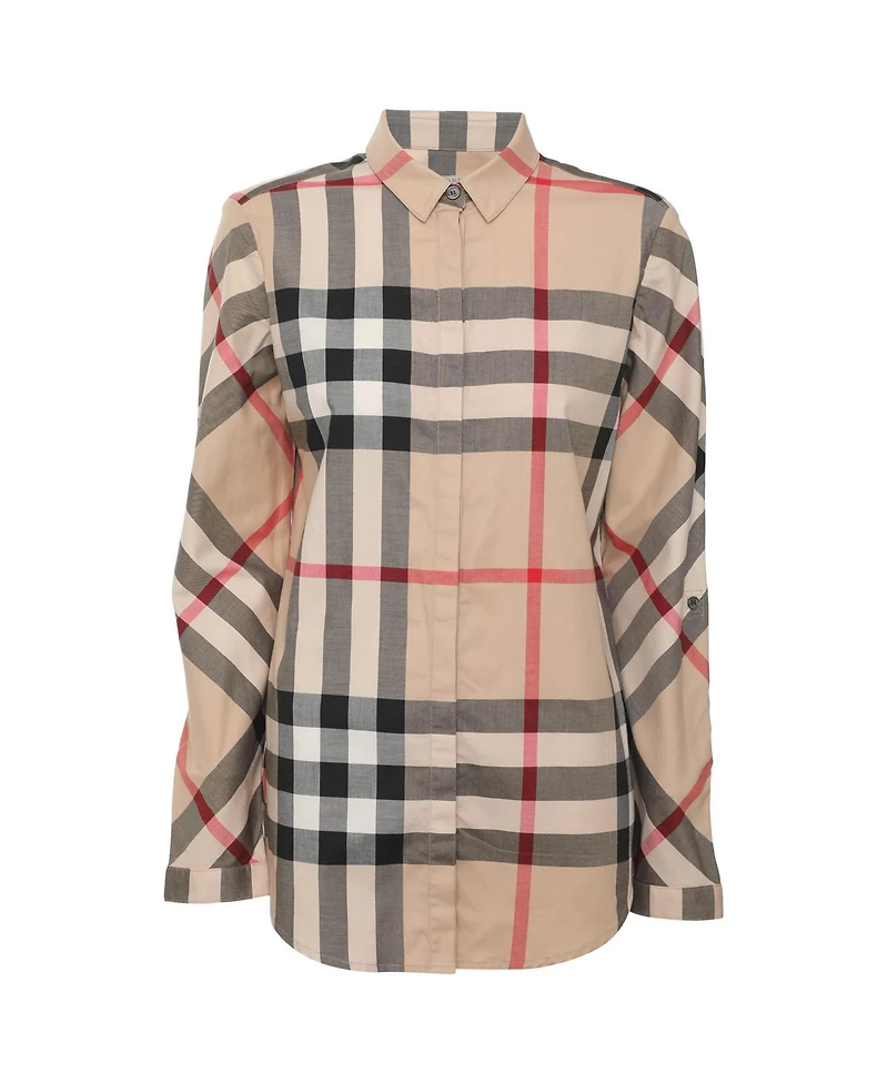 Pre-Owned Burberry Women's Stretch Cotton Top