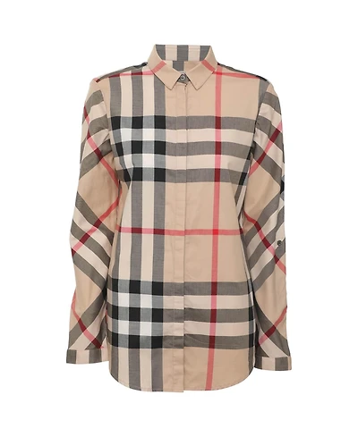 Pre-Owned Burberry Women's Stretch Cotton Top