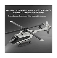 Bruce & Shark 4-Channel Rc Helicopter with Altitude Hold and One-Key Takeoff and Landing