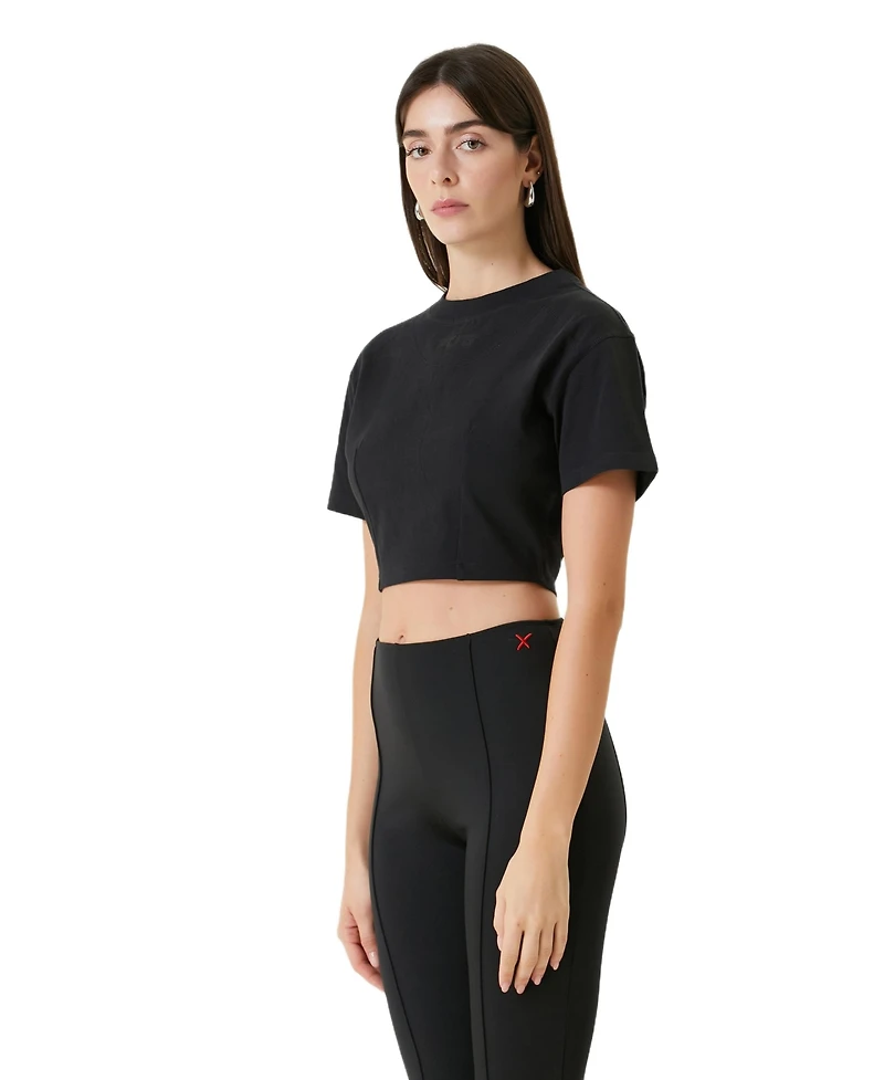 Pcfg Women's Free Heaven Cotton Cropped T-Shirt