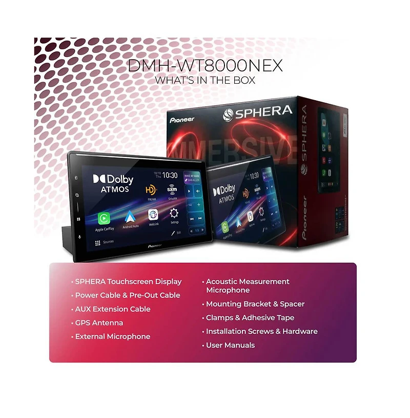 Pioneer 10.1" Digital Media Receiver with CarPlay and Split Screen - DMHWT8000