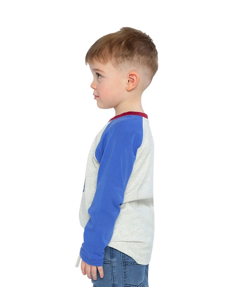 Deux par Deux Toddler Boy (2T-5T) Raglan T-Shirt