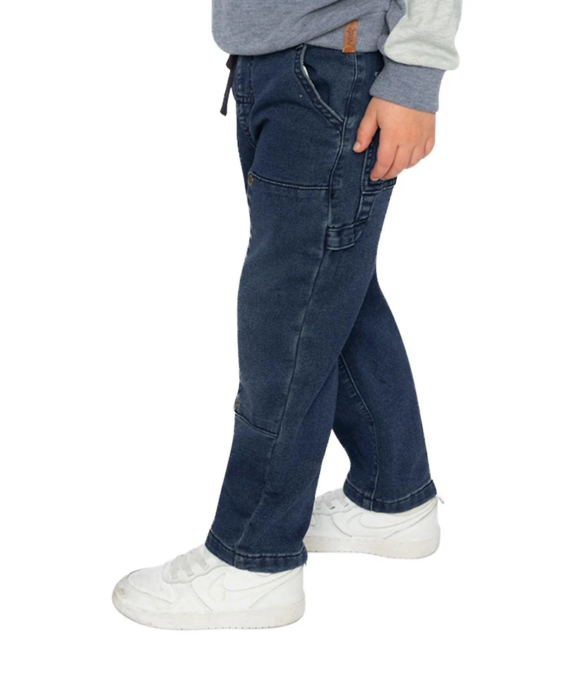 Deux par Toddler Boys (2T-5T)French Terry Denim Pants