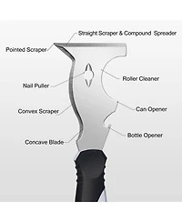 Xdovet T Scraper 3 Pack Multi Tool Putty Knife Metal Hammer End
