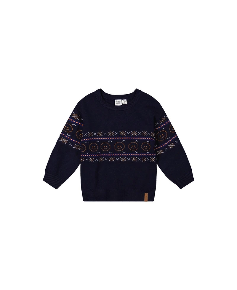 Deux par Toddler Boys 2T - 5T Jacquard Sweater